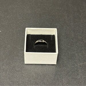 Elegant Silver Ring, Adjustable, Size 8-8.5